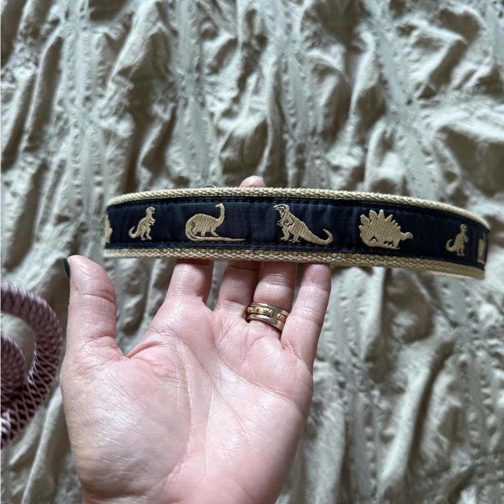 Black and Gold Dinosaur Patterned Headband